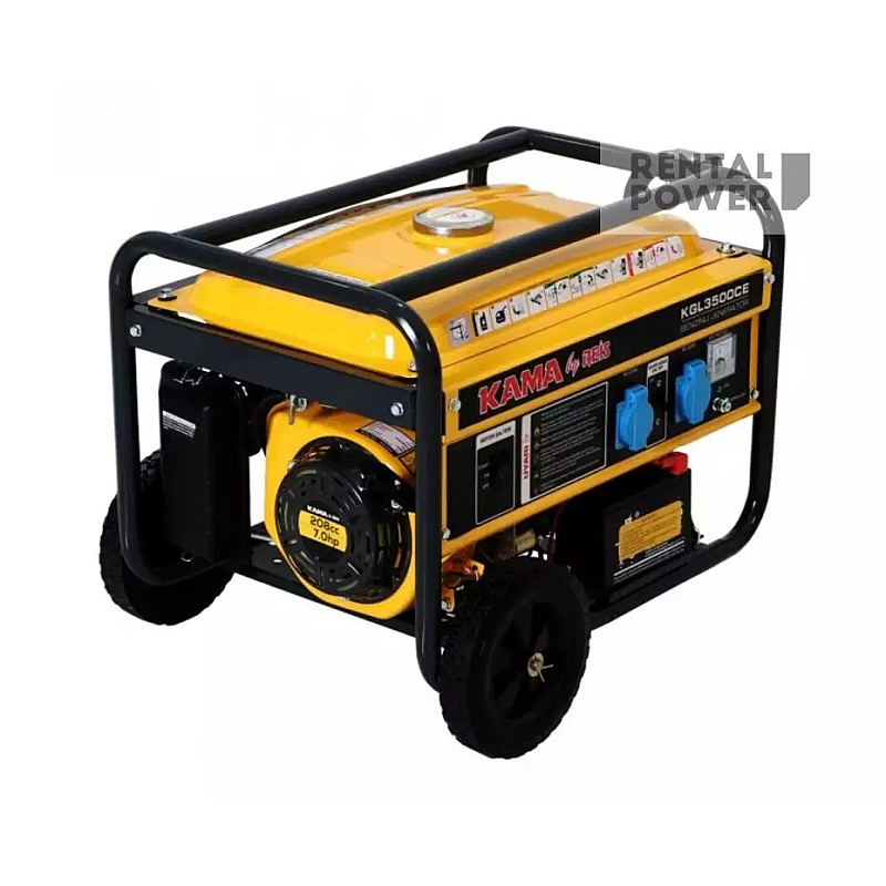 Генератор бензиновий Kama KGL3500CE (2,5 кВт)