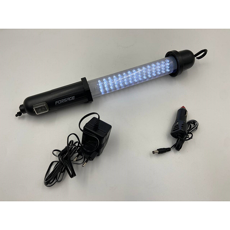 Ліхтар переносний світлодіодний акумуляторний (60LED, зарядка 12V / 220V), в блістері