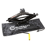 Домкрат механічний "Ромб" 2т (110-395мм) в водонепроникному чохлі FORCEKRAFT FK-10152