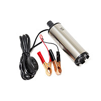 Насос для перекачування палива (24V, 60W, 30л/хв, Ø51мм, Ø вихідного отв. 19мм, довжина проводу 3м)