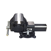 Тиски стальные поворотные с наковальней  8"-200мм ROCKFORCE RF-6540208