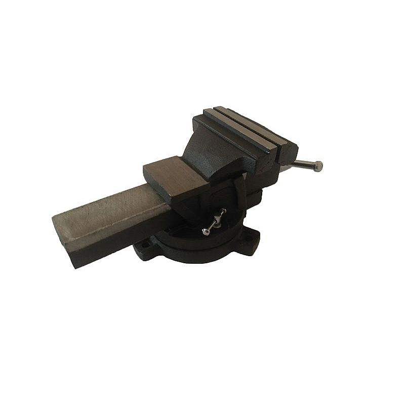 Тиски стальные поворотные с наковальней 5"-125мм FORCEKRAFT FK-6540105