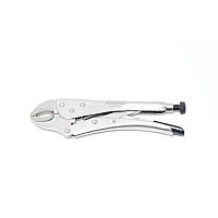 Кліщі з фіксатором з овальними губками 10"-250мм Forsage F-614F250