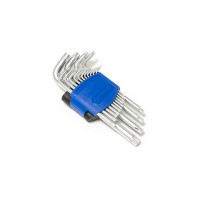Набір ключів Г-подібних TORX довгих, 15пр. (Т6, Т7, Т8, Т9, Т10, Т15, Т20, Т25, Т27, T30, T40, T45,