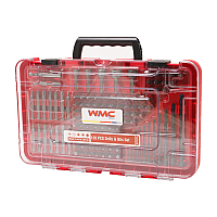 Набор бит и сверл 120пр. в пластиковом футляре WMC TOOLS 10120