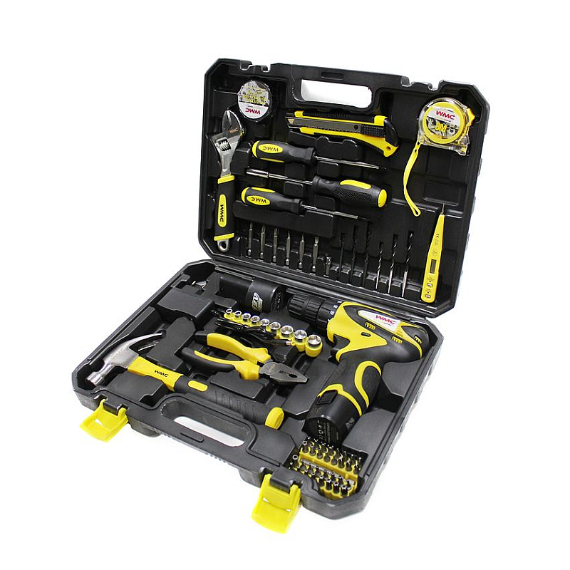 Набір інструментів з шуруповертом 68пр.1 / 4 '' (6гр) (5-13мм) WMC TOOLS 2068