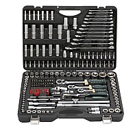 Набір інструментів 216пр.PROFI 1/4''3/8''1/2 '' (6гр.) (4-32мм)