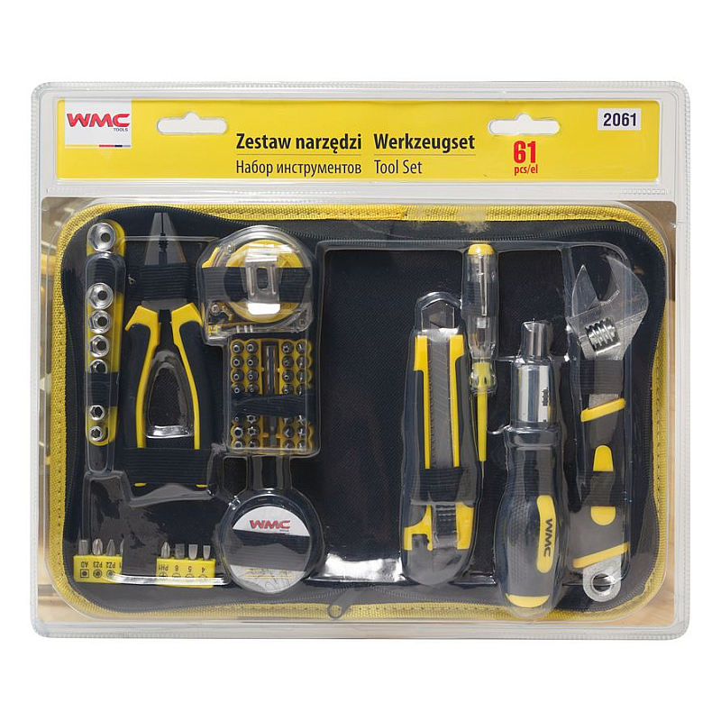 Набор инструментов 61пр WMC TOOLS 2061
