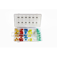 Запобіжники прапорцеві, 80пр. (5А, 10А, 15А, 20А, 25А, 30А) ROCKFORCE RF-789