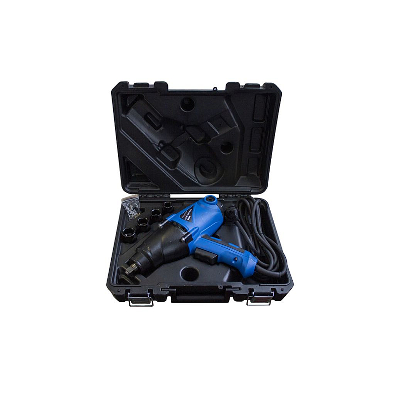 Гайковерт ударний електричний 1/2 "(220-240 V , 1010 W , 500Нм) з комплектом головок (17, 19, 21, 22мм) ROCKFORCE RF-03071