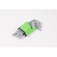 Набір ключів TORX Г-подібних, 9пр.(Т10,15,20,25,27,30,40,45,50) P010K