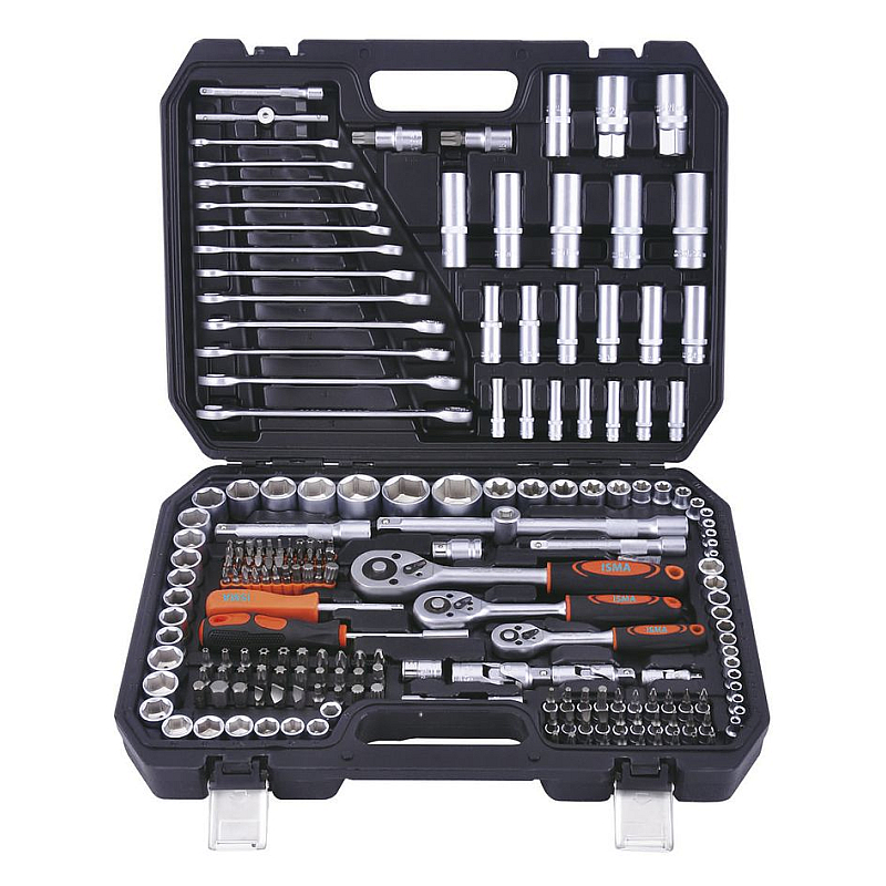 Набор инструментов 216пр.1/4''3/8''1/2''(6гр.)(4-32мм)