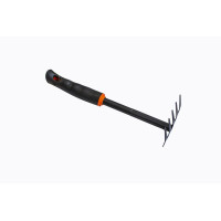 Граблі міні з пластиковою рукояткою (5-зуб., L-300мм) WMC TOOLS WT-TG2103024-D