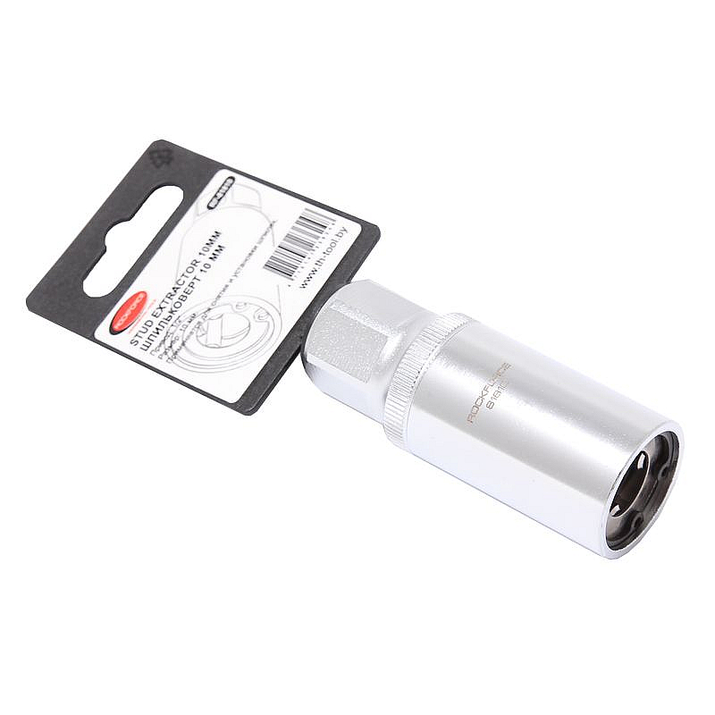 Головка шпильковерт 10мм 1/2",на пластиковом держателе ROCKFORCE RF-81810