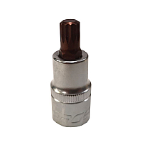Головка 1/2" з насадкою Spline M10 12-променева L- 55мм Forsage F-34805510 Premium