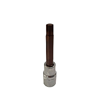 Головка-біта SPLINE 12-променева Premium M8 1/2 (L-100мм)