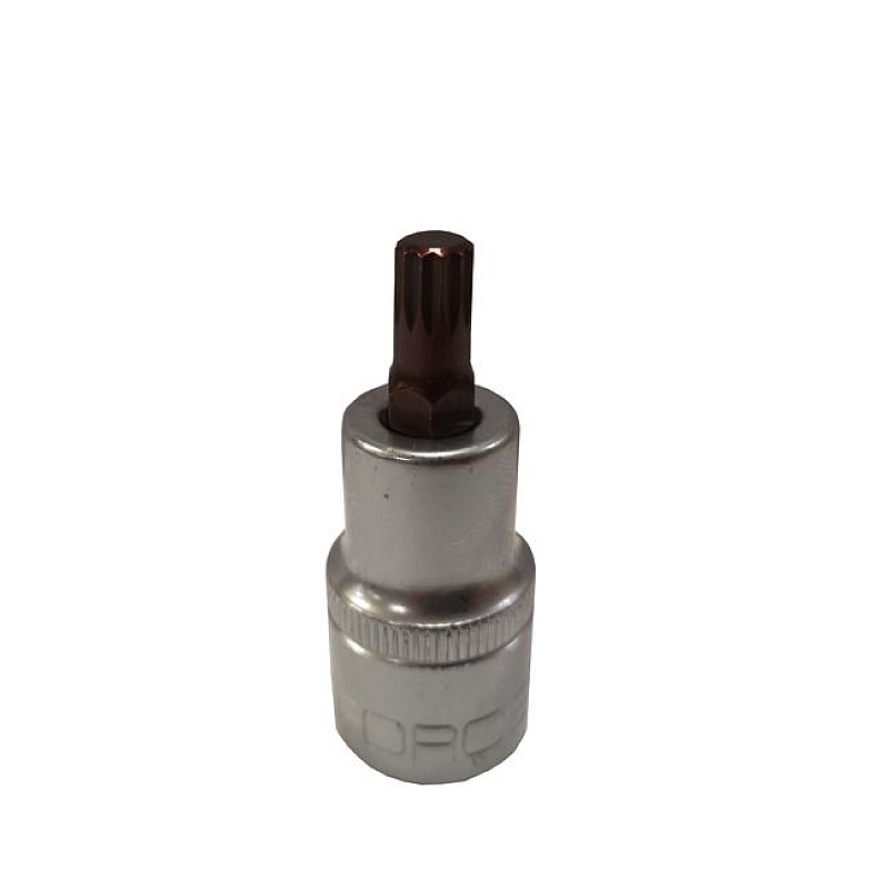 Головка-біта SPLINE 12-променева Premium M8 1/2 (L-55мм) ROCKFORCE RF-34805508 Premium