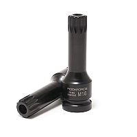Головка 1/2" з насадкою Spline M5 з отвором ударна ROCKFORCE RF-24807805T