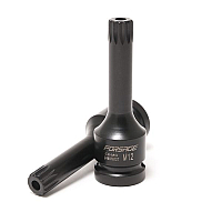 Головка 1/2" з насадкою Spline M5 з отвором ударна Forsage F-24807805T