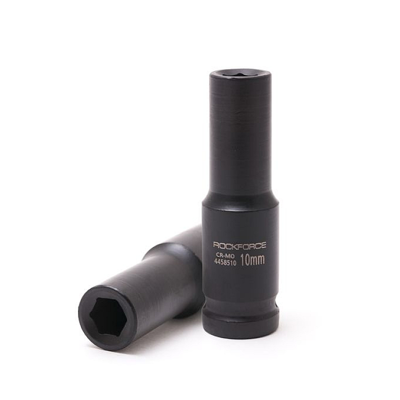 Головка ударна глибока 1/2" 6-гранна 10мм ROCKFORCE RF-4458510