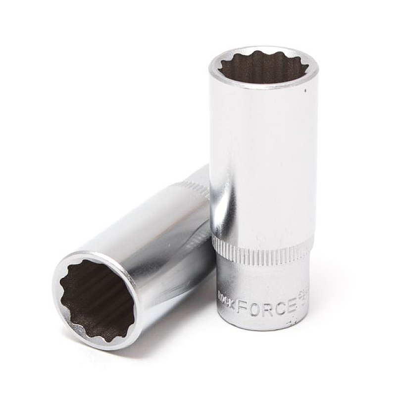 Головка глубокая 1/4", 12мм (12гр) ROCKFORCE RF-5295012