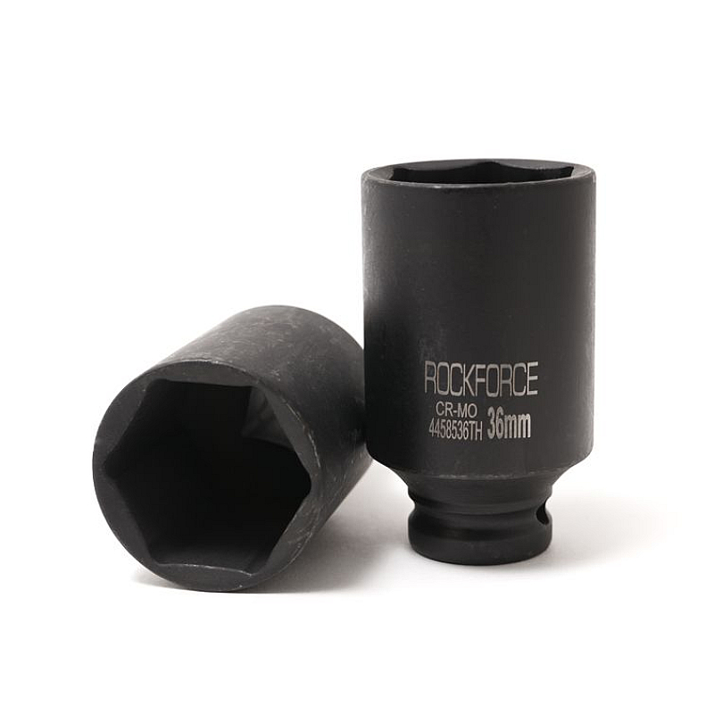 Головка ударна тонкостінна 1/2" 6гр. 36мм (85мм) ROCKFORCE RF-4458536TH