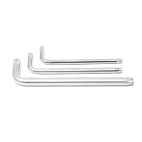 Ключ Г-образный TORX длинный T-7H с отверстием ROCKFORCE RF-76707L
