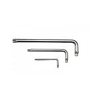 Ключ Г-образный TORX длинный T25H с отверстием ROCKFORCE RF-76725L
