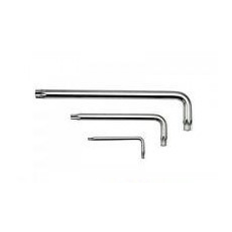 Ключ Г-подібний TORX довгий з отвором T27H