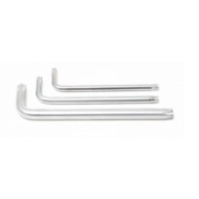 Ключ Г-образный TORX экстра длинный T50H с отверстием ROCKFORCE RF-76750XL