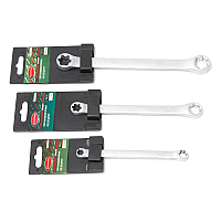 Ключ накидной Е-профиль Е14хЕ18, на пластиковом держателе ROCKFORCE RF-7561418