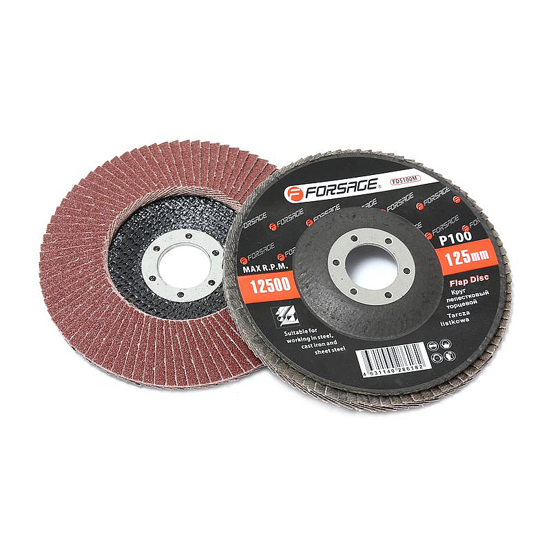 Круг пелюстковий торцевий 125х22мм P40