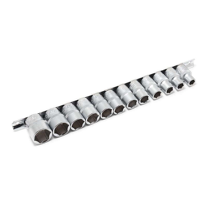 Набор головок 12 предметов 1/2" 6гр.(10-19,22,24мм), на планке Forsage F-4121-5