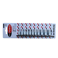 Набор головок 11 предметов 1/4" 6 гр.(4,5,5.5,6-13мм) на планке ROCKFORCE RF-2111-5