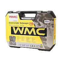 Набір інструментів 216пр. 1/2", 1/4", 3/8" WMC TOOLS 38841