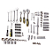 Набор инструментов 216 предметов 1/4", 3/8", 1/2" WMC TOOLS 38841