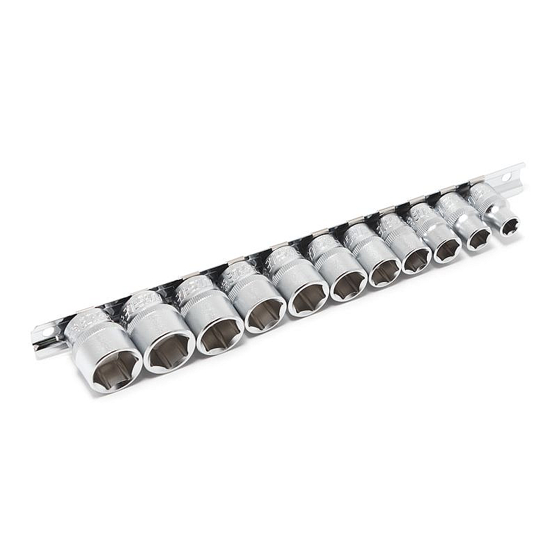 Набор головок 11 предметов 3/8" (6гр.)(8,10-19мм) на планке Forsage F-3111-5