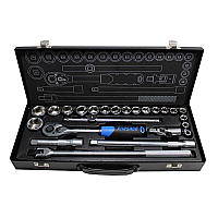Набор инструментов 24 предмета 1/2" (6гр.)(10-32мм) Forsage F-4246-5M