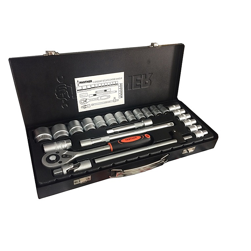 Набор инструментов 24 предмета 1/2" (6гр.) Partner PA-4024