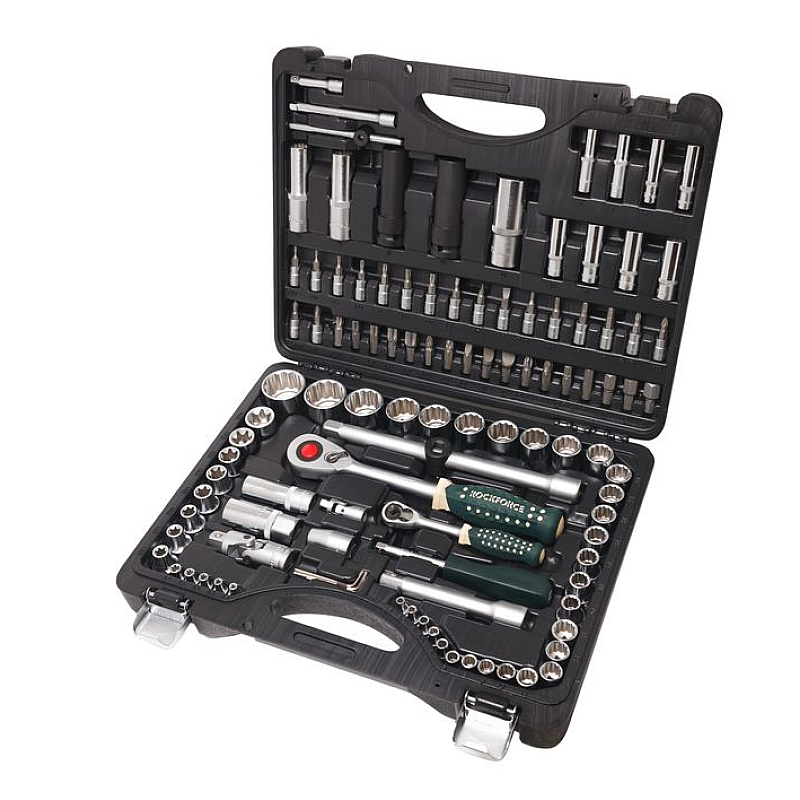 Набор инструментов 108 предметов 1/4",1/2" 12гр. (4-32мм) ROCKFORCE RF-41082-9
