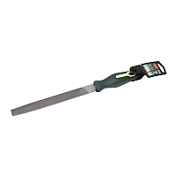 Напильник плоский 10"-250мм, на пластиковом держателе ROCKFORCE RF-5056P110