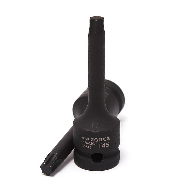 Бита-насадка TORX ударная литая T45,1/2" ROCKFORCE RF-24645