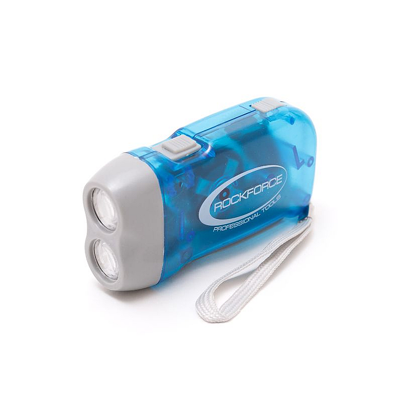 Ручной динамо-фонарь (2 LED) ROCKFORCE RF-02R060