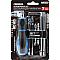 Викрутка-тримач переставна з комплектом біт (L65мм PH1-5mm, PH2-6mm, L110мм PH1-5mm, PH2-PH2mm, L127, PH2, 6mm) 7 предметів на блістері Forsage F-2074B