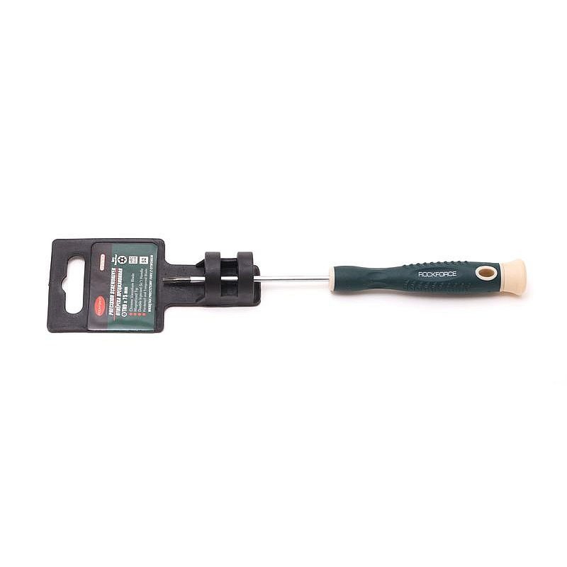 Отвертка TORX с отверстием ювелирная T9Hх75мм ROCKFORCE RF-73707509