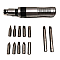 Отвертка ударная с набором бит и адаптером,13 предметов 1/2"(F)х5/16"(F) (PH 1,2,3,4х36мм; PH3х80мм; SL 5,6,7,8х36мм, SL8х80мм; H 7,8х36мм) в метал. кейсе Forsage F-5064A