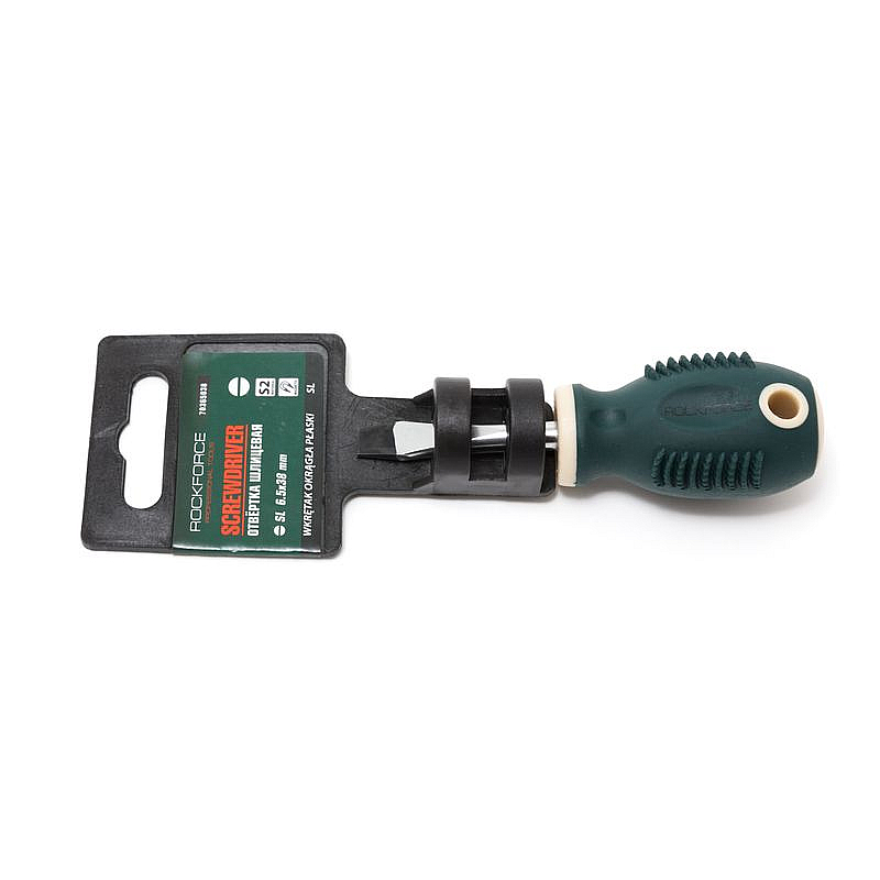 Викрутка магнітна «Profi» S2 SL5.5х30мм ROCKFORCE RF-70355030