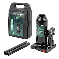 Домкрат пляшковий 4т з клапаном (180-350мм), в кейсі ROCKFORCE RF-T90404-S