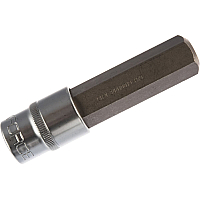 Головка-бита 6-гранная 19мм 1/2" (L-100мм) Forsage F-34410019