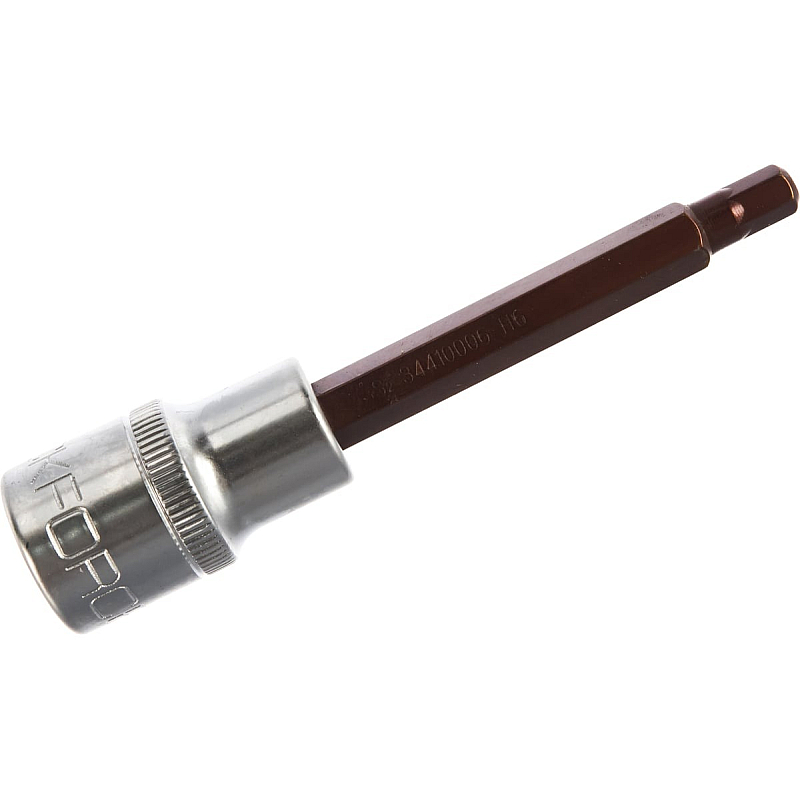 Головка 1/2" з насадкою Hex 6мм L- 100мм Forsage F-34410006 Premium